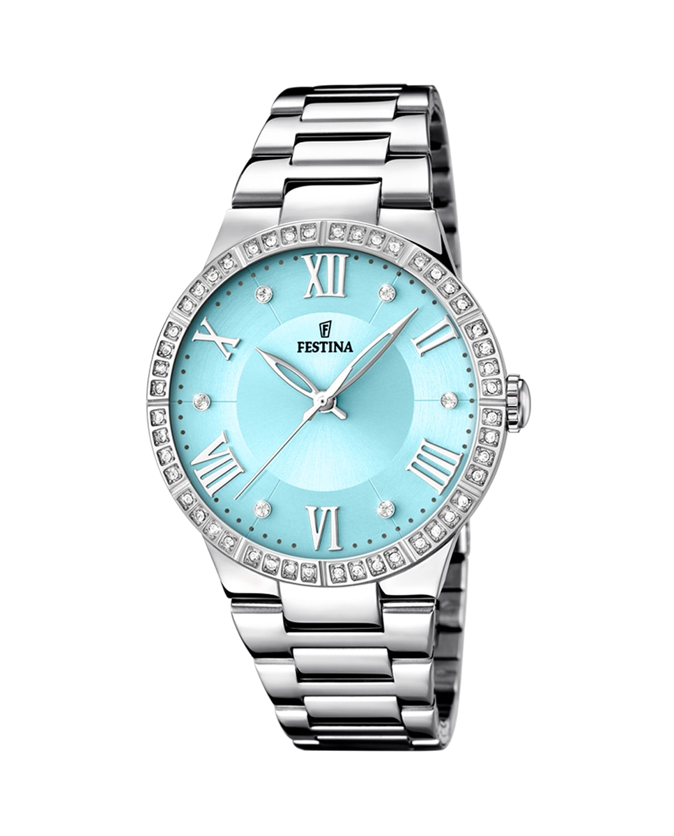 F16719/4 Женские часы Boyfriend из серебряной стали Festina, серебро