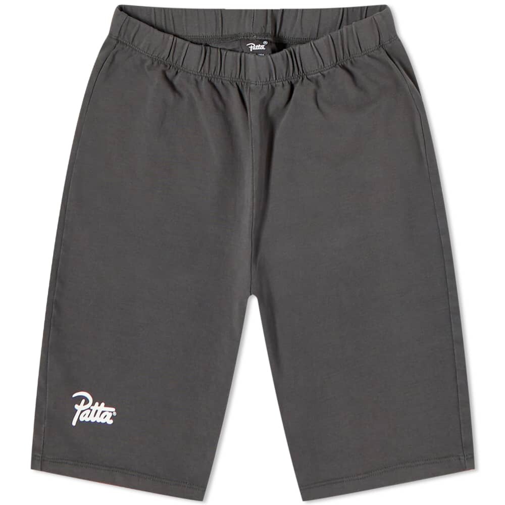 

Базовые потертые байкерские шорты Patta Femme
