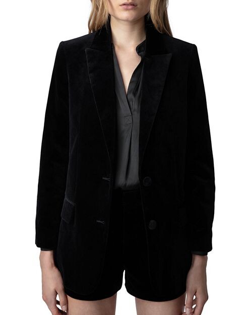 

Бархатный пиджак Viva Zadig & Voltaire, цвет Blue