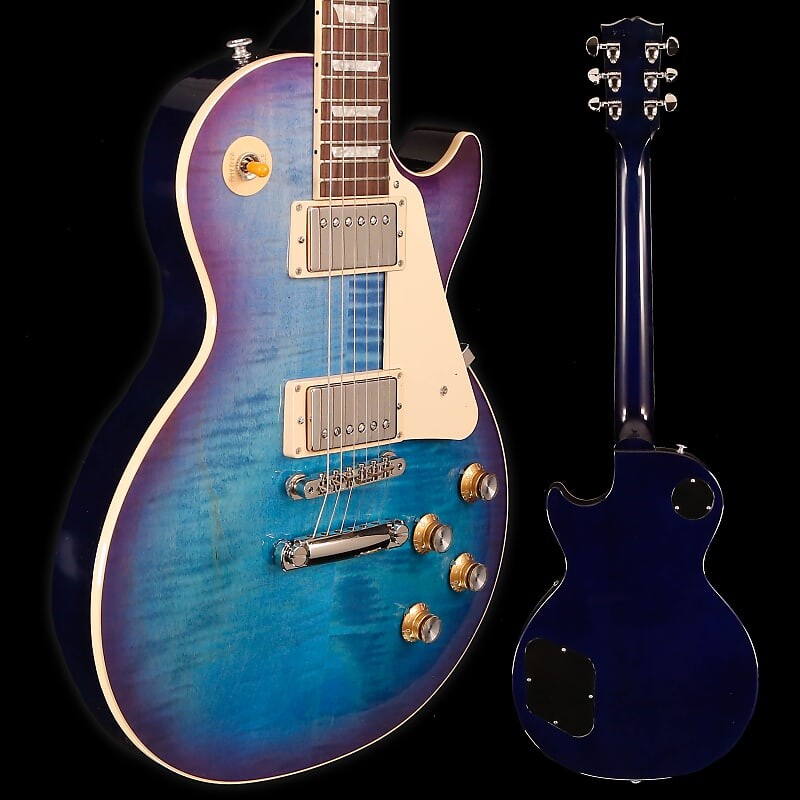 

Электрогитара Gibson Les Paul Standard 60s Figured Top, Blueberry Burst 9lbs 4.1oz