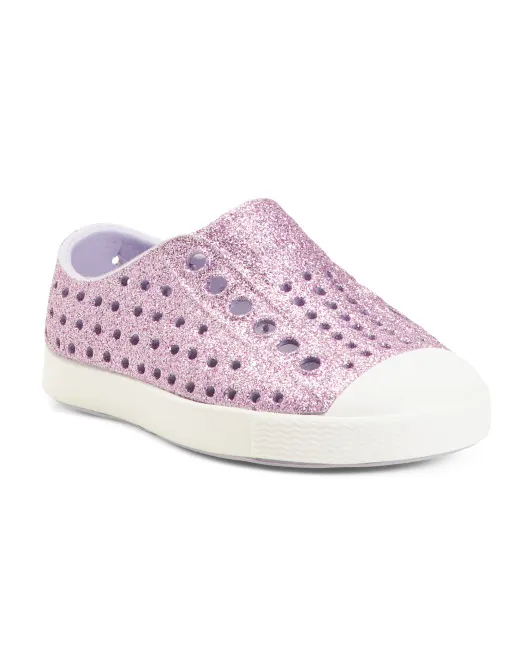 

Слипоны Jefferson Bling (для малышей) Native, фиолетовый/белый