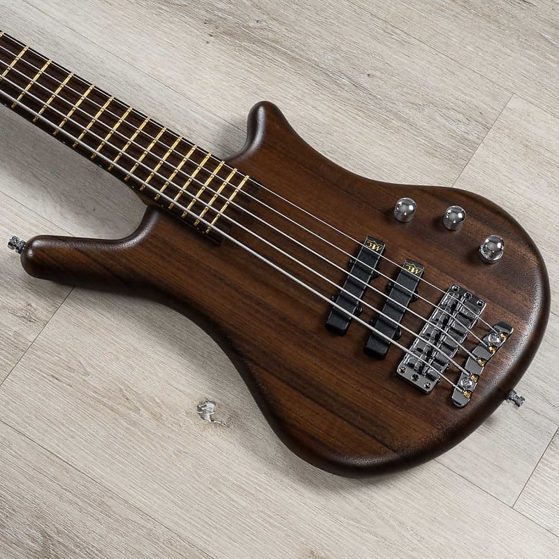 Басс гитара Warwick Teambuilt Pro Series Thumb BO 5-String Bass, Nirvana Black Trans Satin