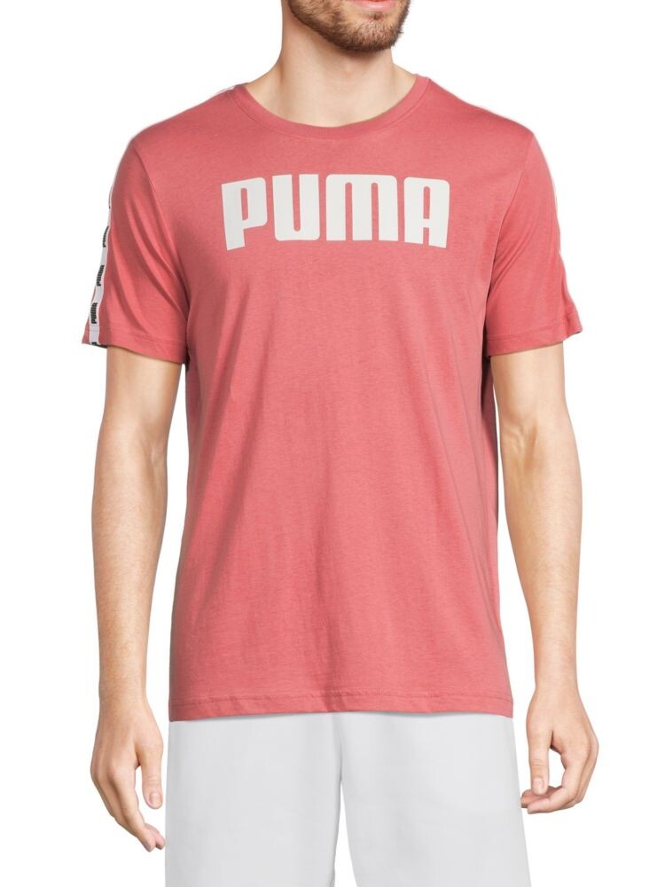 

Футболка с логотипом и графическим рисунком Puma, розовый