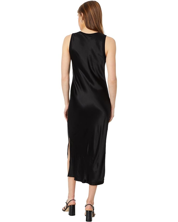 

Платье Michael Stars Randi V-Neck Midi Dress, черный