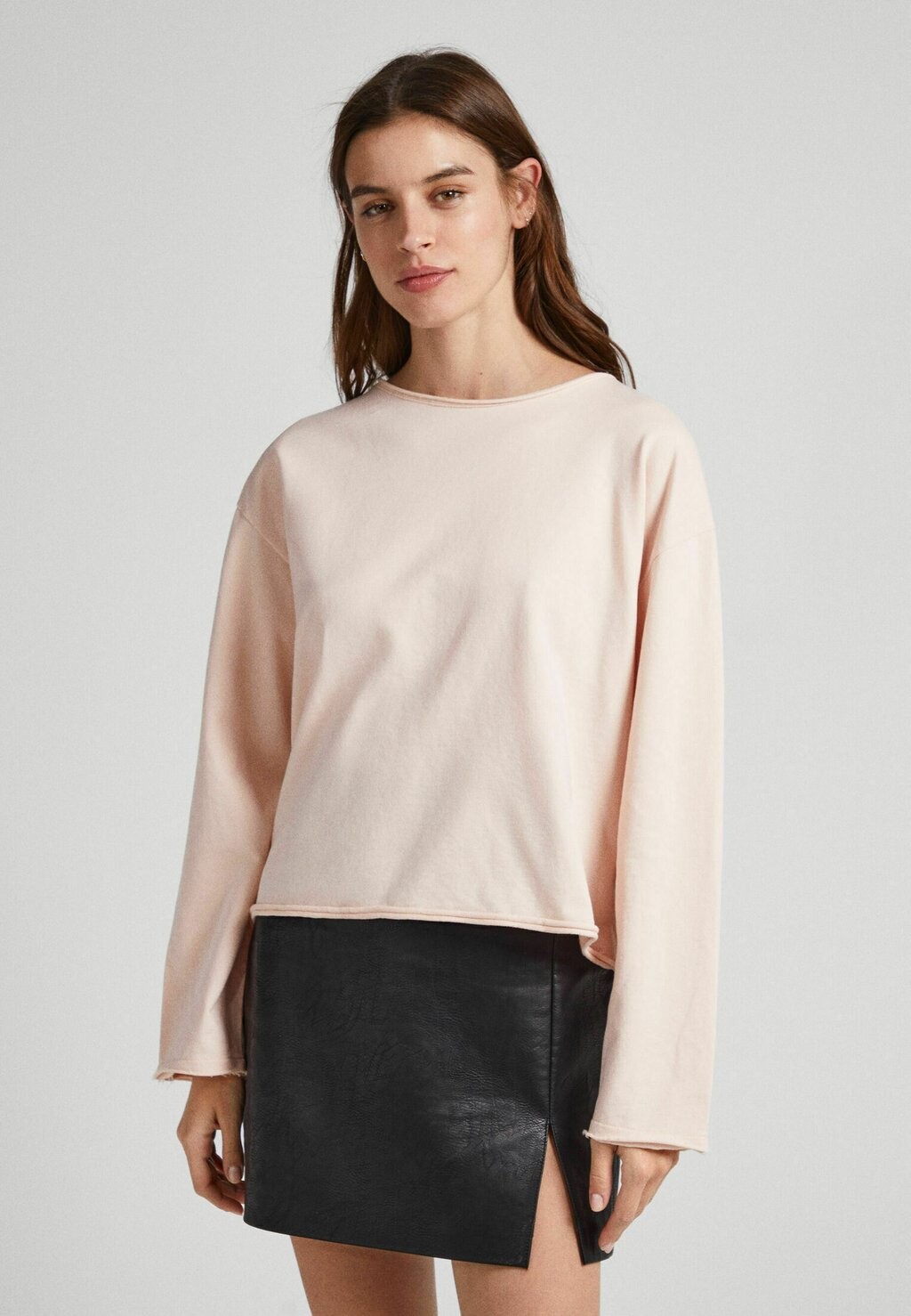

Толстовка Pepe Jeans Valentina, розовая, Розовый;коричневый