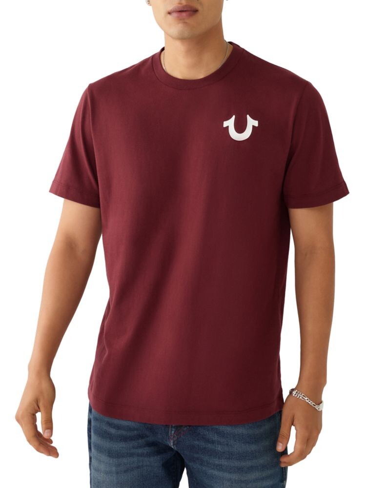 

Футболка с круглым вырезом Buddha True Religion, цвет Burgundy