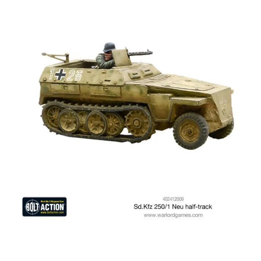 

SD.KFZ 250/1 НЭУ - Полугусеничный, Bolt Action - German - SD. KFZ (28mm)