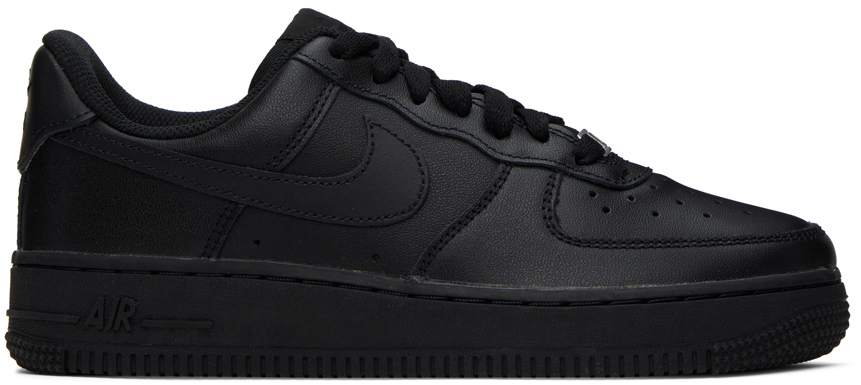 Черные кроссовки Air Force 1 07 Черные Nike