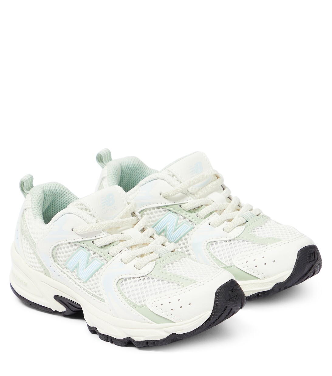 

Кроссовки 530 из кожи и сетки New Balance, белый