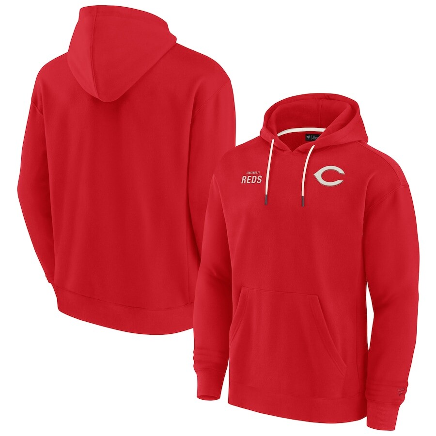 

Пуловер с капюшоном Fanatics Signature Cincinnati Reds, красный