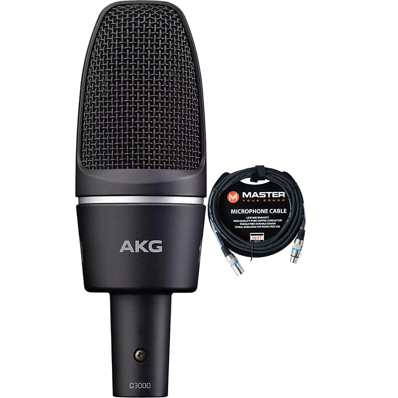 Студийный микрофон AKG C3000 akg perception 170 инструментальный конденсаторный кардиоидный микрофон