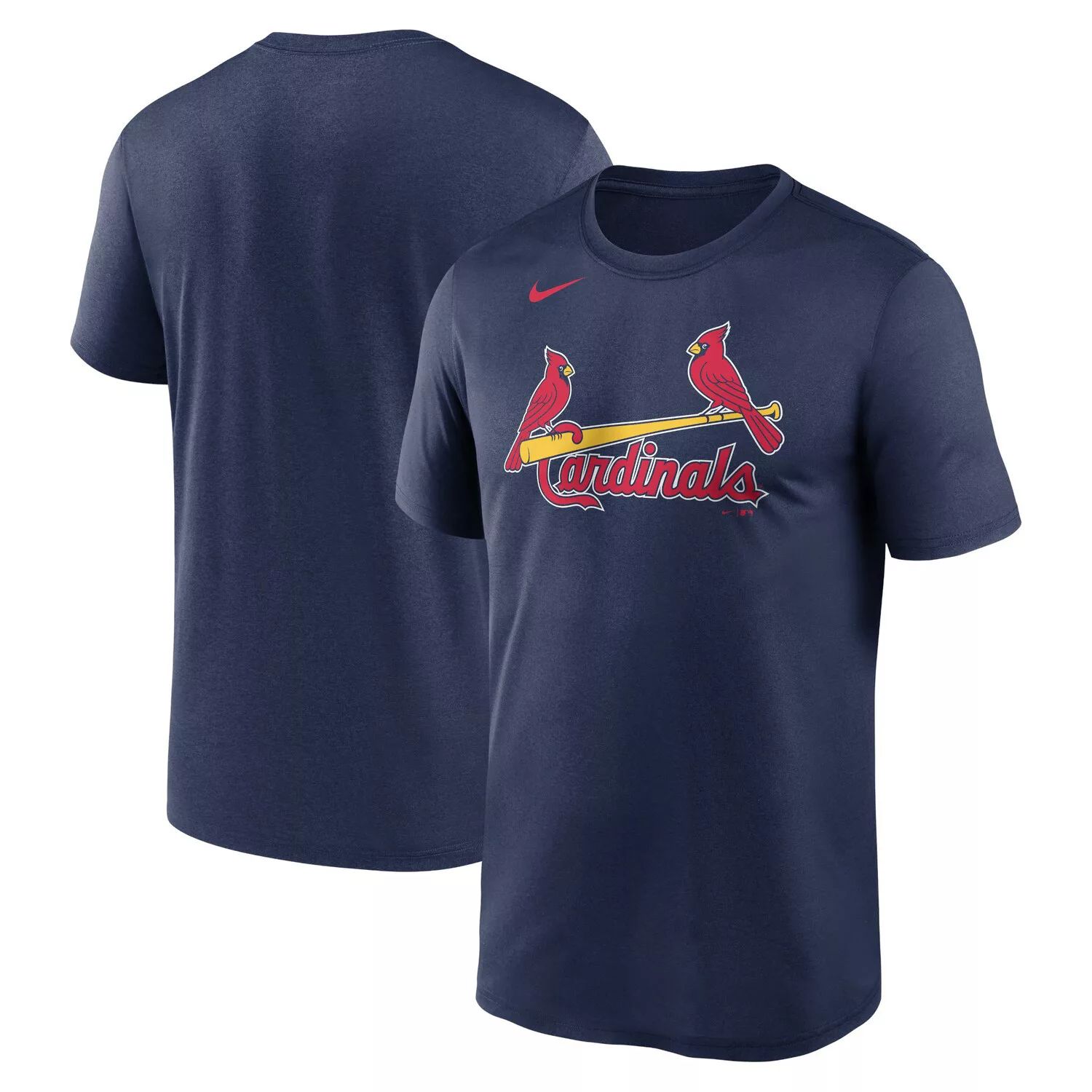 

Мужская темно-синяя футболка Nike St. Louis Cardinals New Legend с надписью, Синий