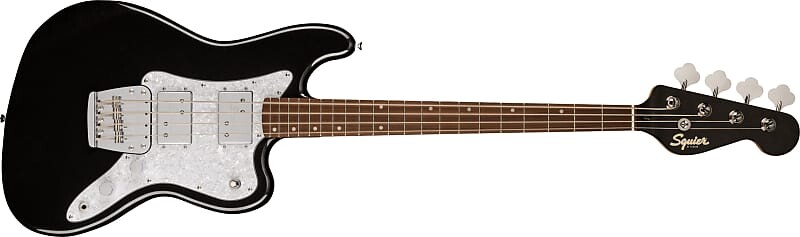 

Басс гитара Fender Squier Paranormal Rascal Bass HH, White Pearloid guard, Metallic Black