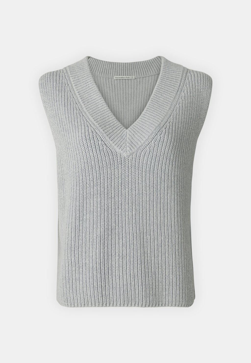 

Вязаный свитер SHAKER Abercrombie & Fitch, серый