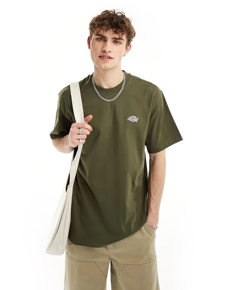 

Темно-хаки-футболка Dickies Summerdale