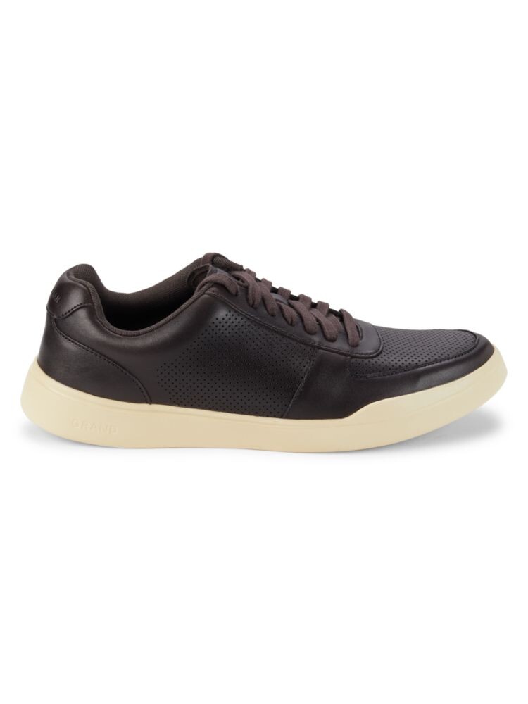 

Кожаные кроссовки с контрастной подошвой Cole Haan, цвет Dark Chocolate, Серый