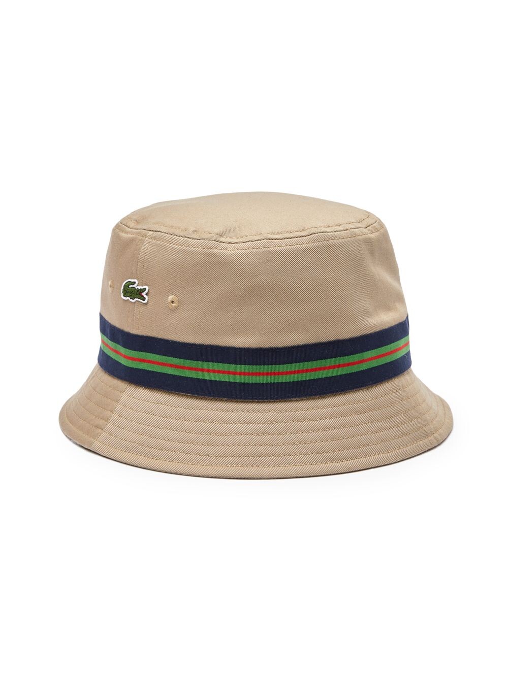 

Панама в полоску в крупный рубчик Lacoste
