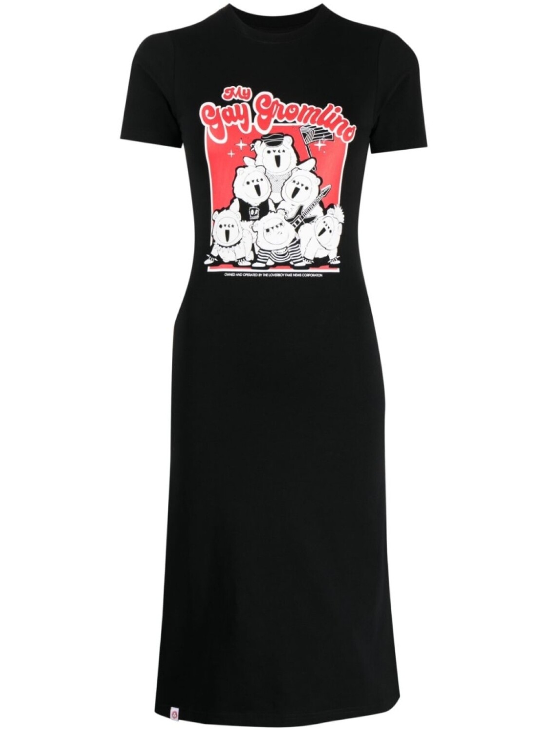 

Платье с графичным принтом Charles Jeffrey Loverboy, черный