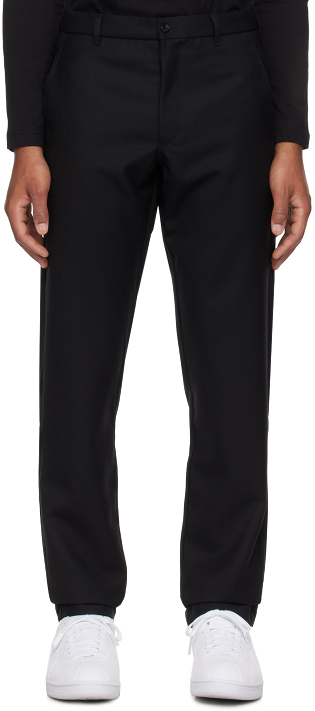 цена Рубашка Comme des Garcons Черные брюки на молнии Comme des Garçons