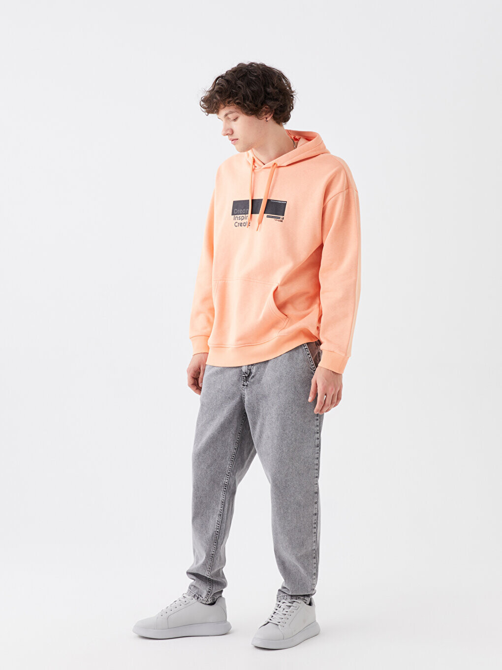 

Мужские джинсовые брюки 800 Balloon Fit LCW Jeans, серое родео, Серый