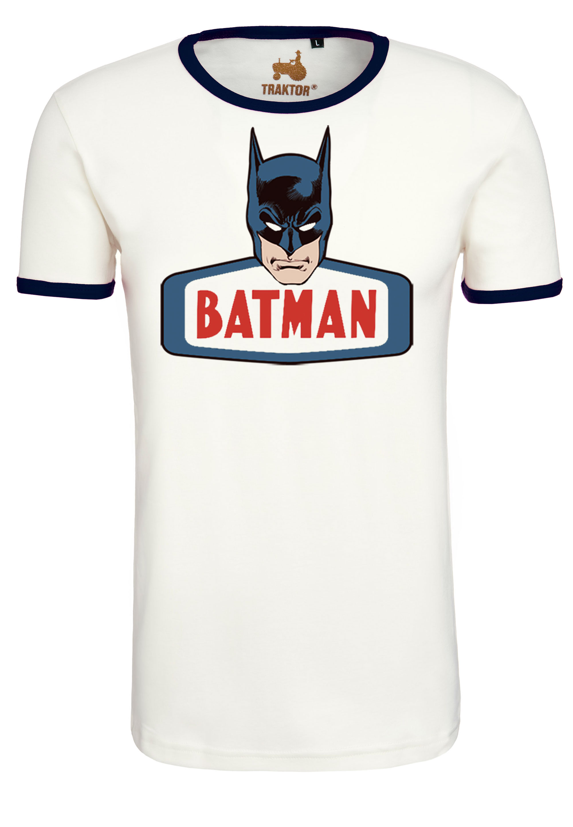 Футболка Logoshirt Batman Face, цвет altweiss-navy