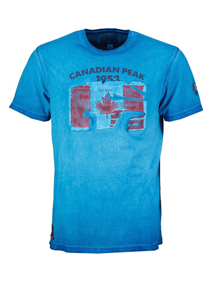 Футболка Canadian Peak, синий лонгслив canadian peak canadian peak ca100ematic7