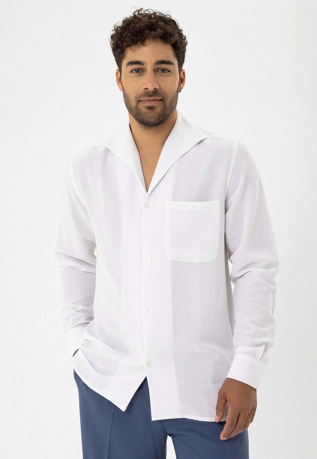

Рубашка LONG SLEEVE COLLAR DETAILED dandalo, цвет ecru
