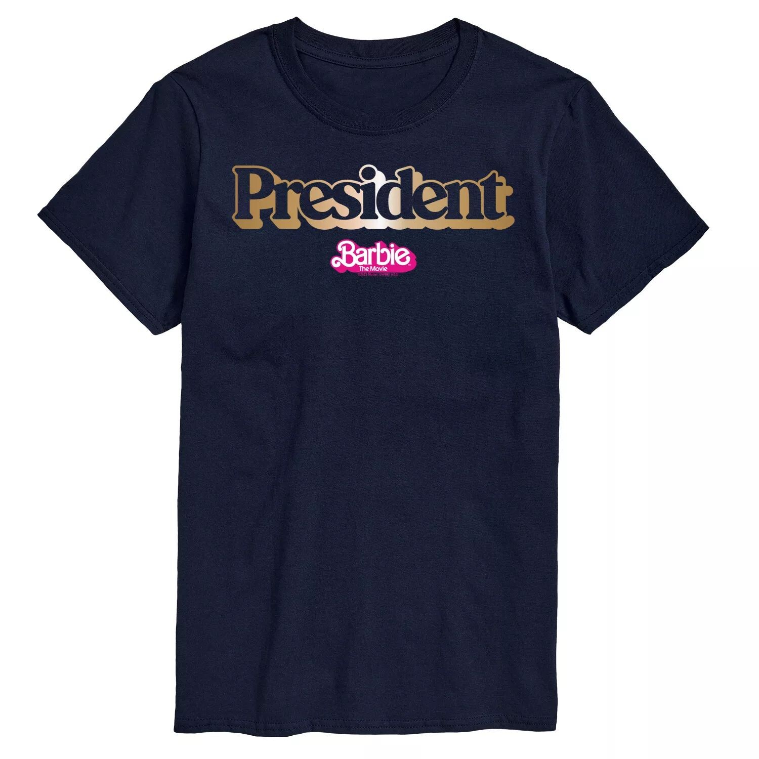 

Футболка с рисунком Big & Tall The Movie President Barbie, синий