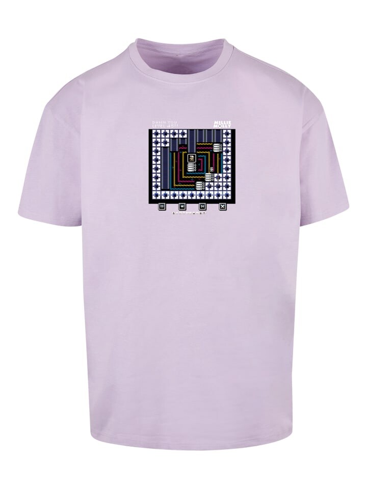

Футболка F4NT4STIC Level 45 Millie Mollie C64 Retro Gaming, цвет lilac