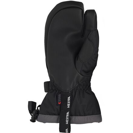 Перчатки Gauntlet CZone Junior на 3 пальца — детские Hestra, цвет Black/Graphite цена и фото