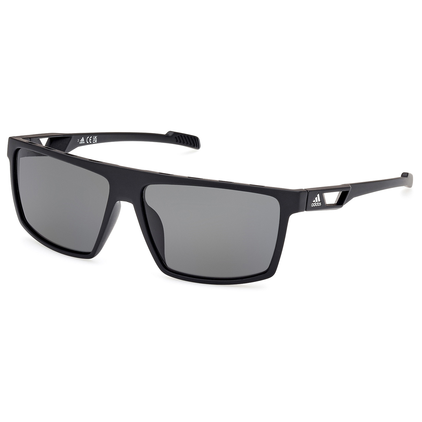 Солнцезащитные очки Adidas SP0083 Polarized Cat 3, матовый черный солнцезащитные очки adidas sp0083 mirror cat 3 цвет crystal
