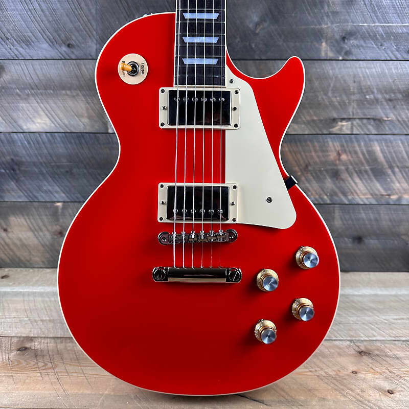 

Электрогитара Gibson Les Paul Standard 60s Plain Top Cardinal Red Top - 225130237