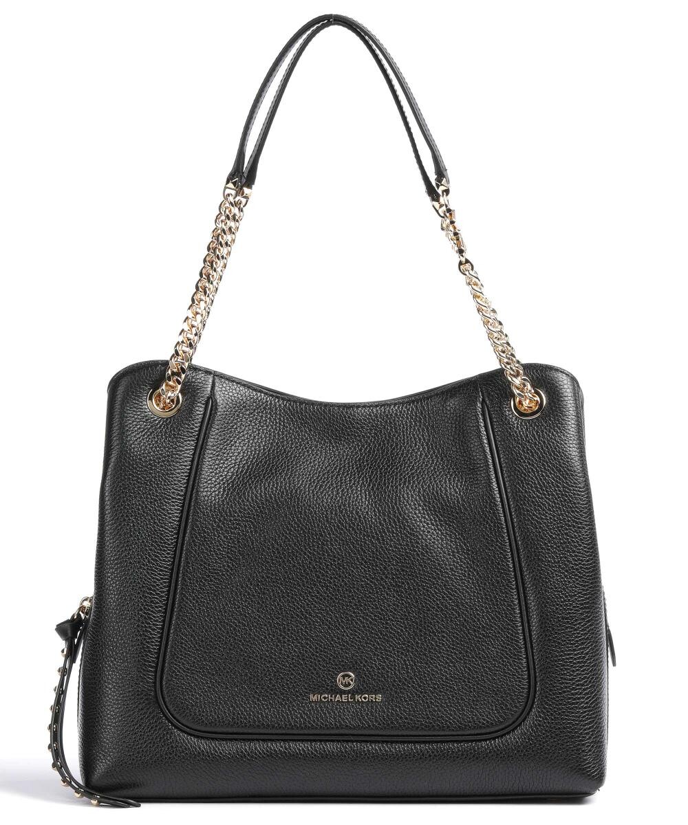 

Сумка-ведро Piper из зернистой яловой кожи Michael Kors, черный