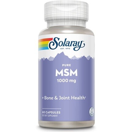 

Чистые капсулы МСМ 1000 мг, Solaray