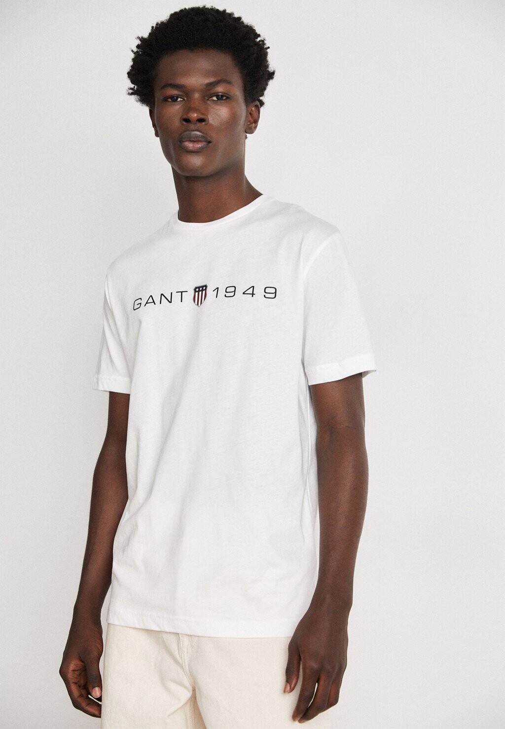 

Футболка с принтом Graphic GANT, кремовый