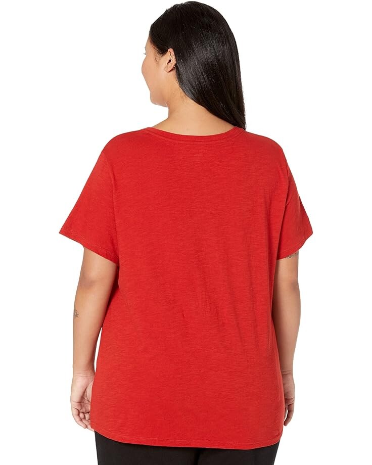 Футболка Eileen Fisher Crew Neck Tee, цвет Cinnabar