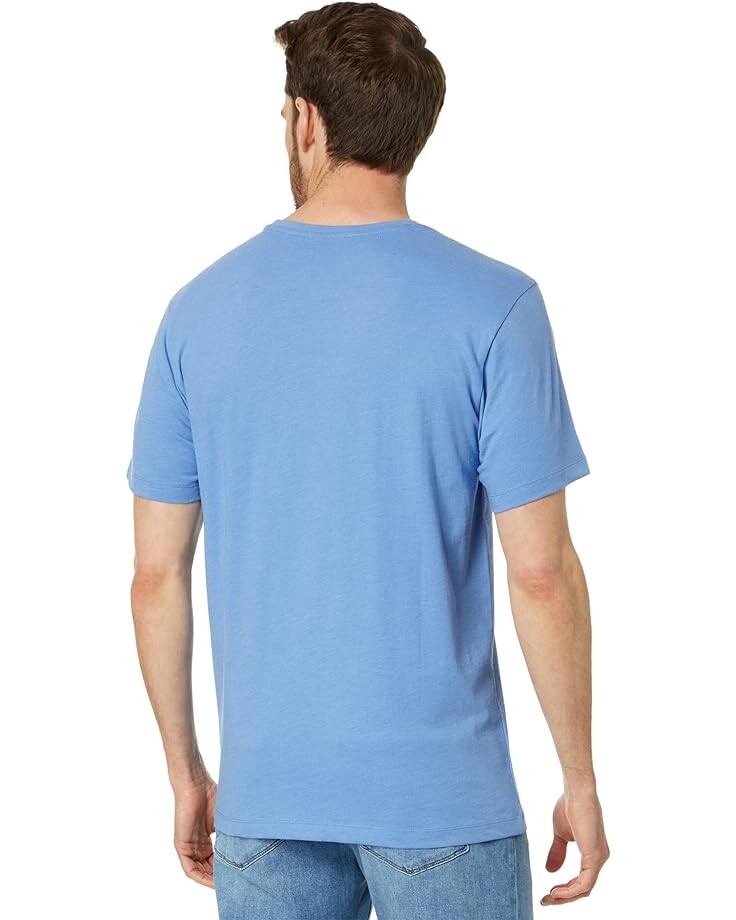 

Футболка U.S. POLO ASSN. Chest Stripe Crew Neck Tee, цвет Palace Blue Heather