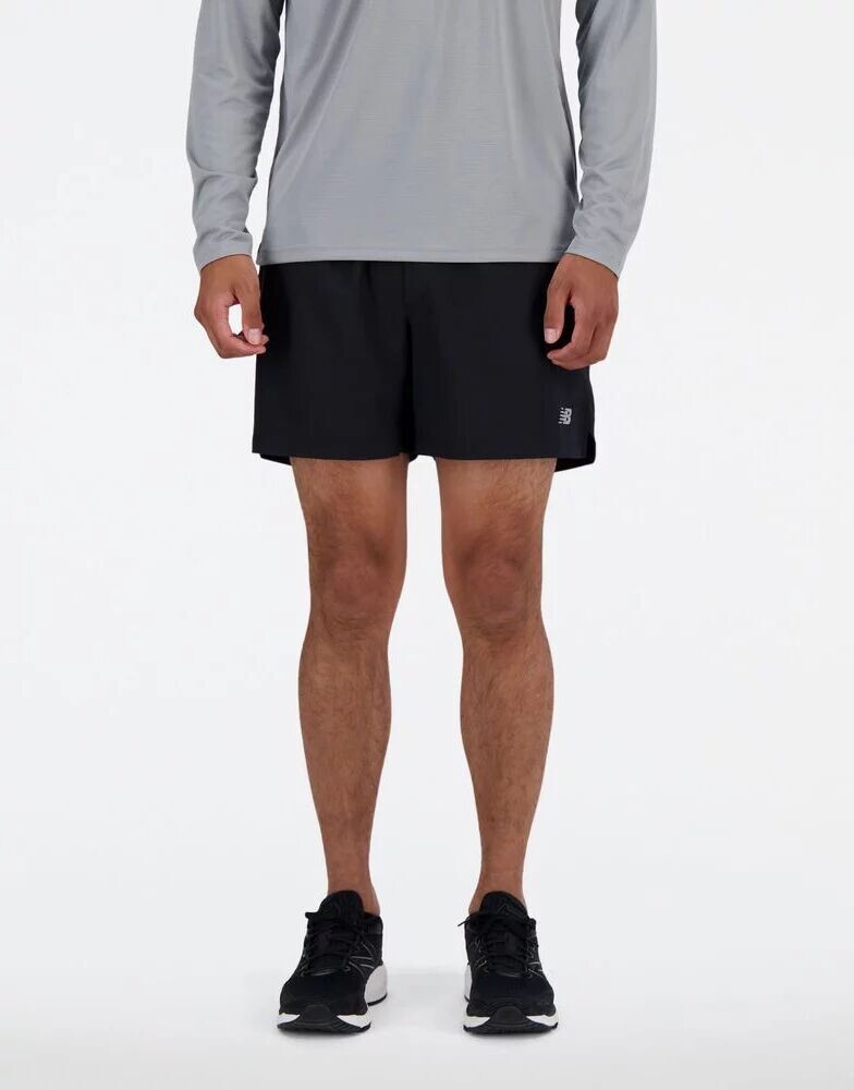 

Черные шорты на подкладке New Balance Ac с внутренним швом 5 дюймов