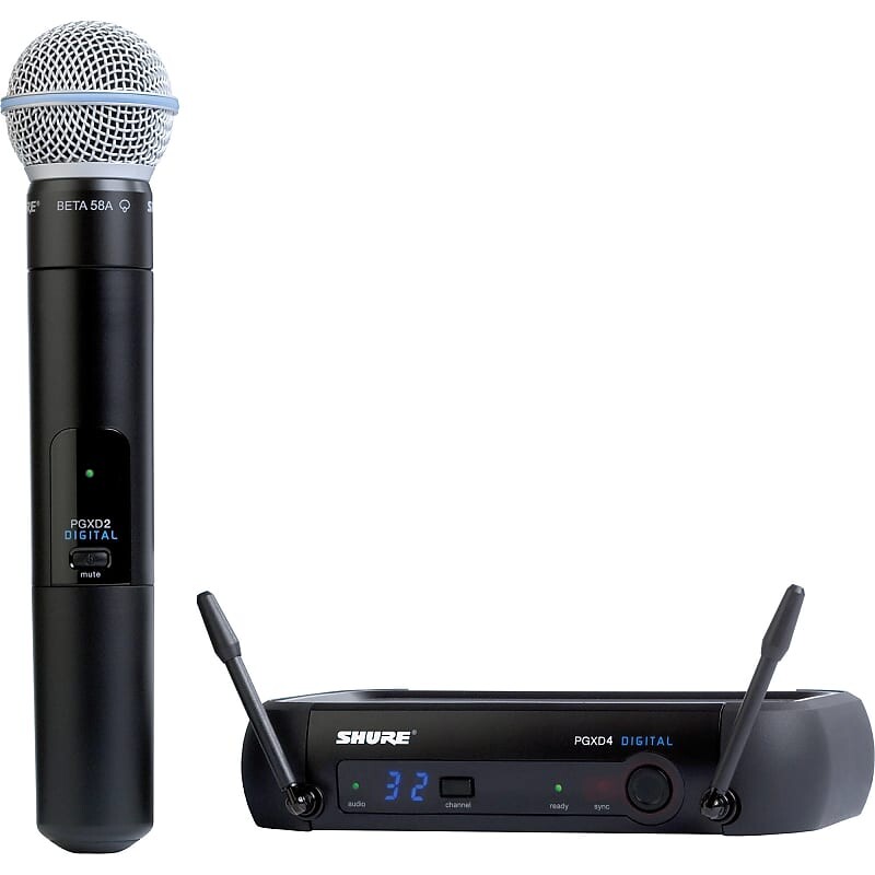 

Микрофон Shure PGXD24/BETA58 Wireless Microphone System with Beta 58A (Band X8: 902 - 928 MHz)