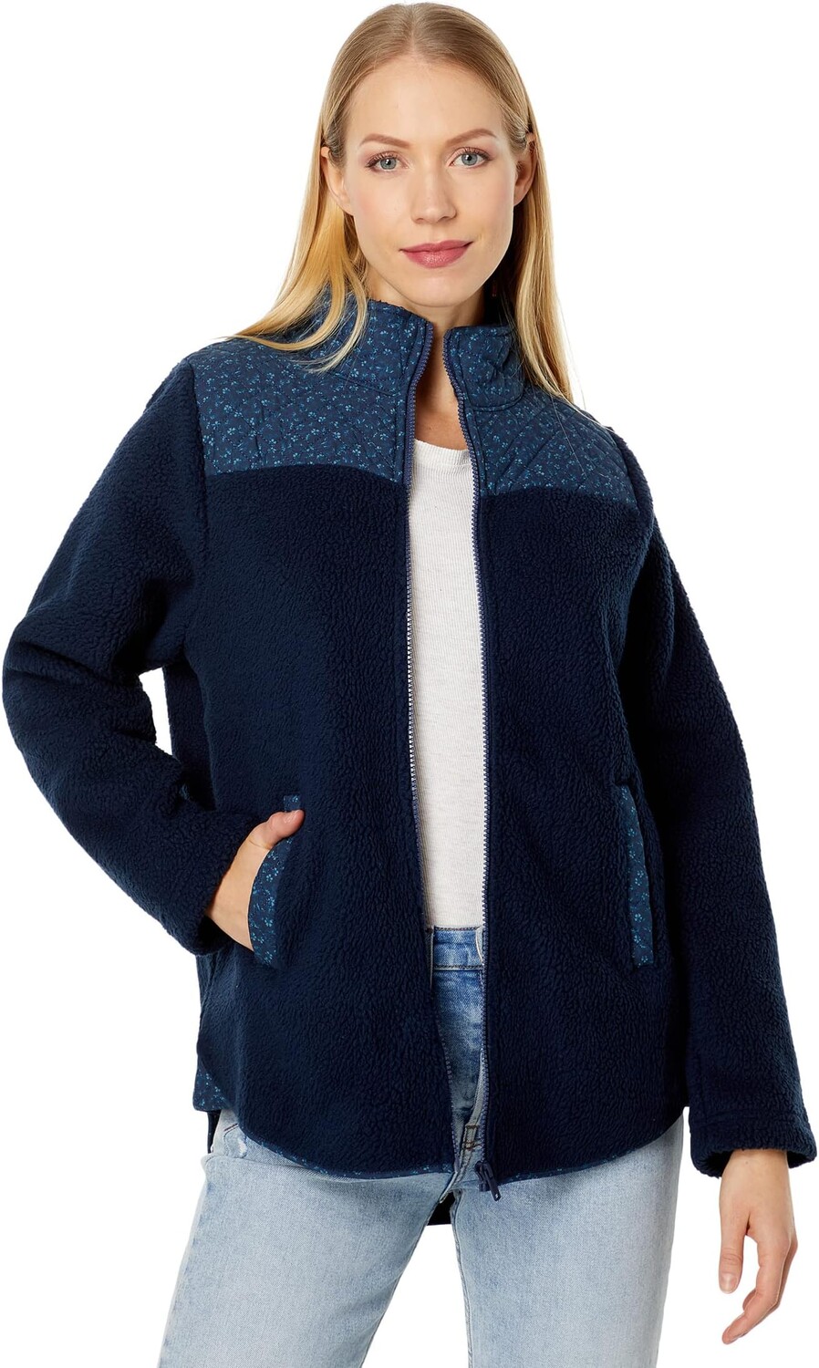 

Толстовка Madewell Uno Mixy 1/2 Zip Popover, цвет Deep Indigo