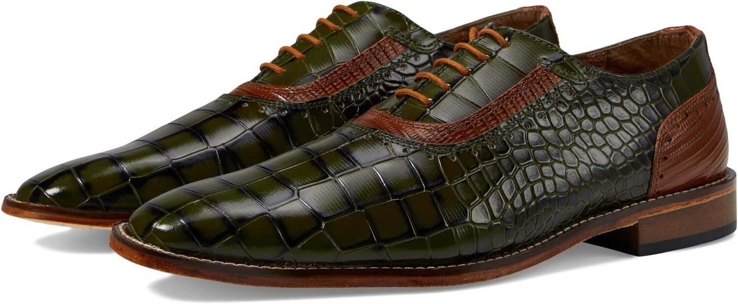 

Оксфорды Riccardi Lace-Up Oxford Stacy Adams, цвет Olive Multi