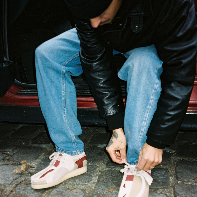 

Кроссовки X Franck Pellegrino Wallabee Clarks Originals, красный
