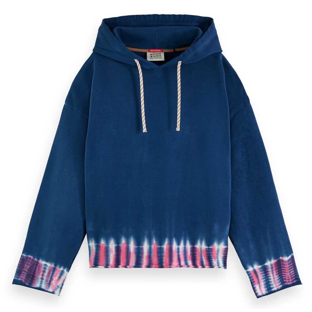

Худи Scotch & Soda Cotton In Conversion Dip-Dye, синий