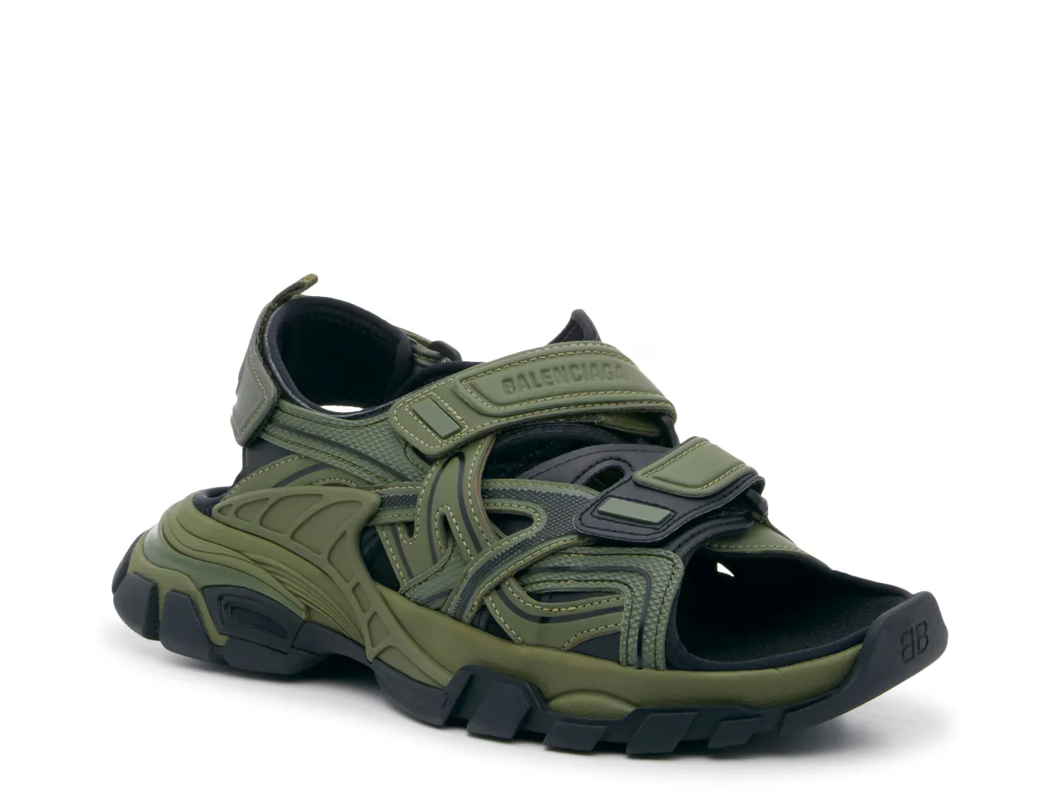 

Сандалии Track Sandal Balenciaga, темно-зеленый