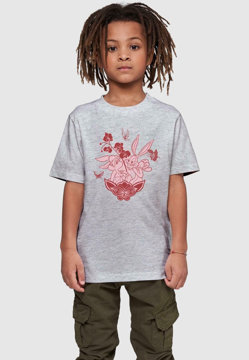 

Футболка с принтом LOONEY TUNES BUNNY ABSOLUTE CULT, цвет heather grey