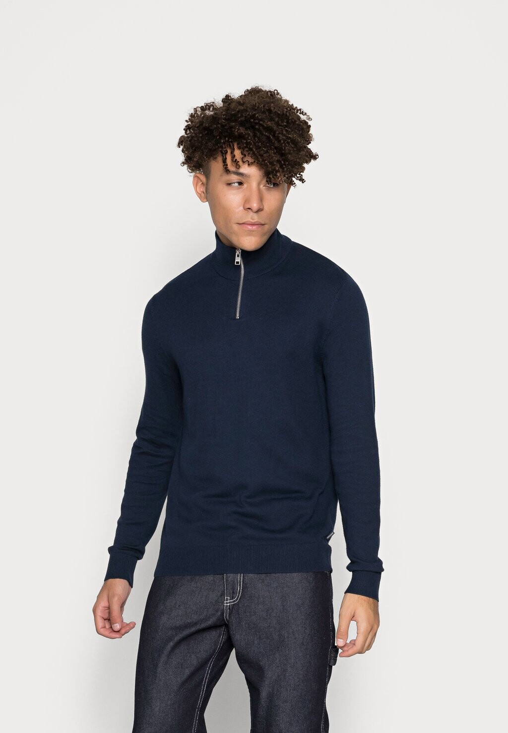 

Свитер Jack & Jones, темно-синий