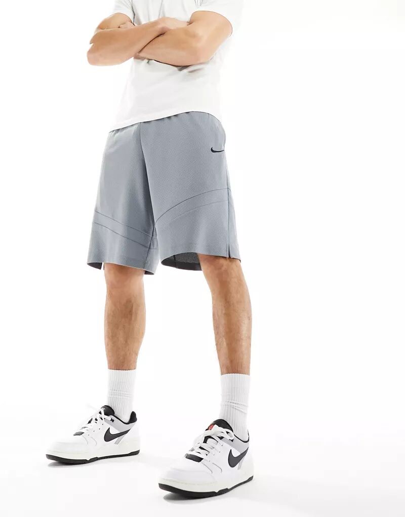 Серые шорты с логотипом Nike Icon 11 дюймов