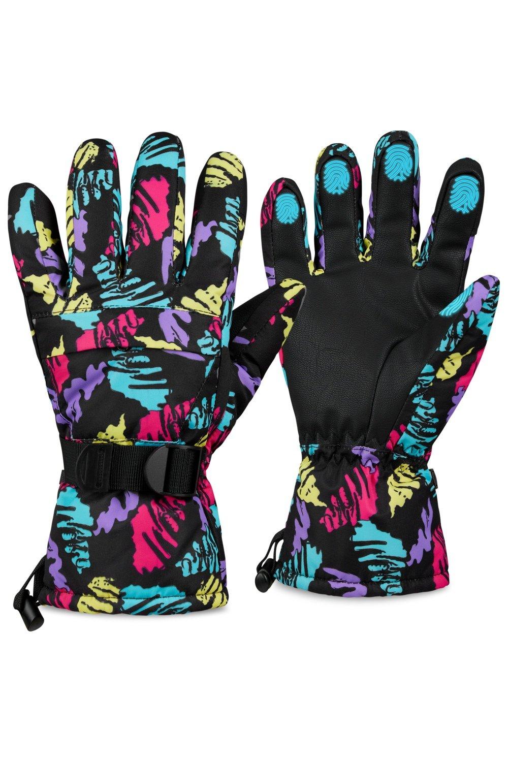 Термальные и водонепроницаемые лыжные перчатки CityComfort, мультиколор
