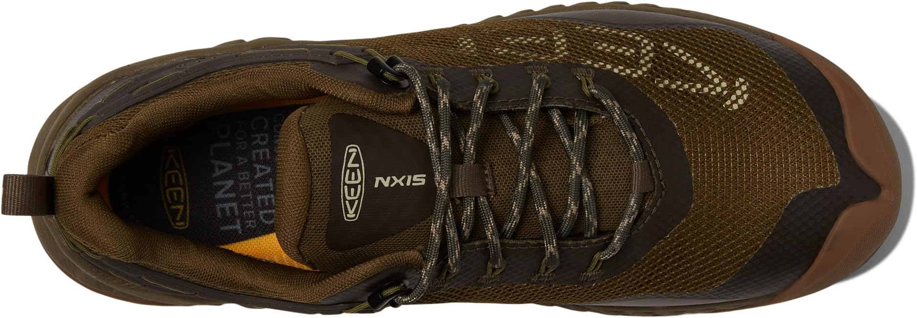 

Походная обувь Nxis Evo WP KEEN, цвет Dark Olive/Black Olive