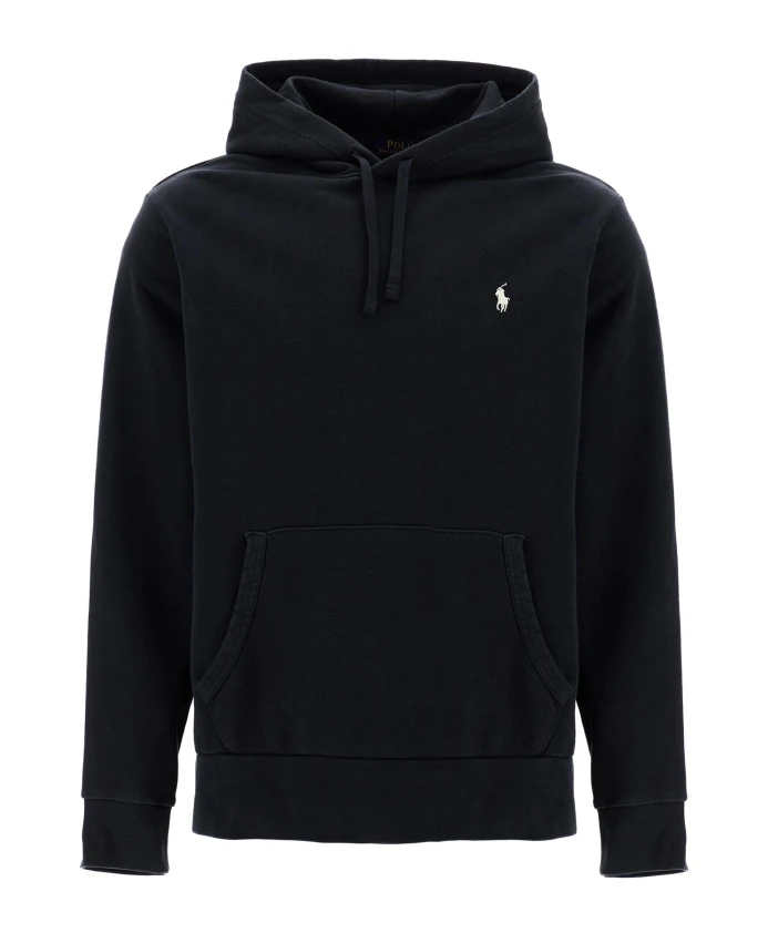 

Худи с вышитым пони Polo Ralph Lauren, черный